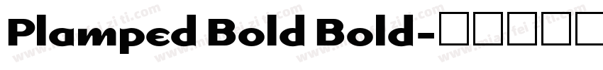 Plamped Bold Bold字体转换